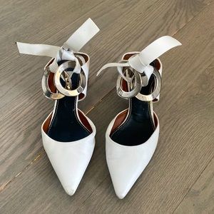 Proenza Schouler Mirror Heeled Pointed Slides size 6